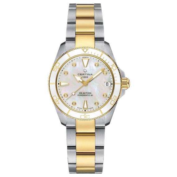 Dámské hodinky Certina DS Action C032.007.22.116.00, Verze: žluté zlato 