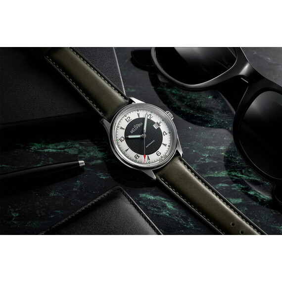 Pánské hodinky Delbana Rotonda 41603.722.6.149, Verze: zelená , 6 image