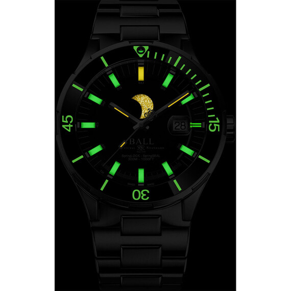 Pánské hodinky Ball Roadmaster Challenger Moonphase DM3130B-S13J-BK, Verze: stříbrná , 2 image