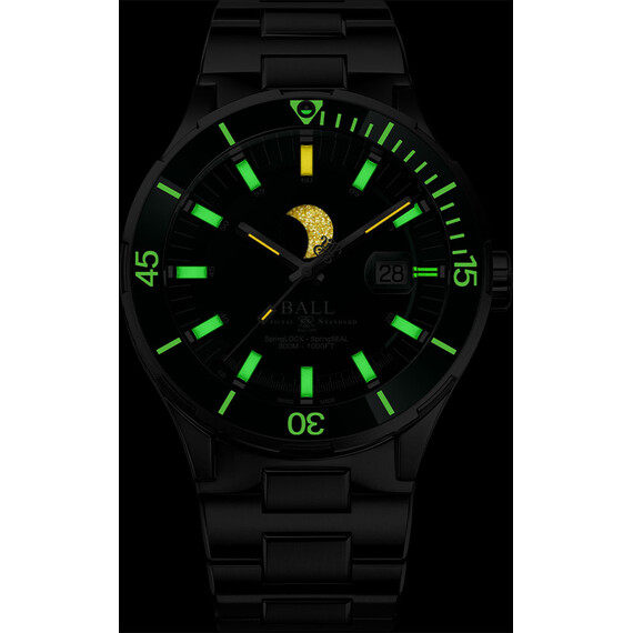 Pánské hodinky Ball Roadmaster Challenger Moonphase DM3130B-S13J-GR, Verze: stříbrná3 , 2 image