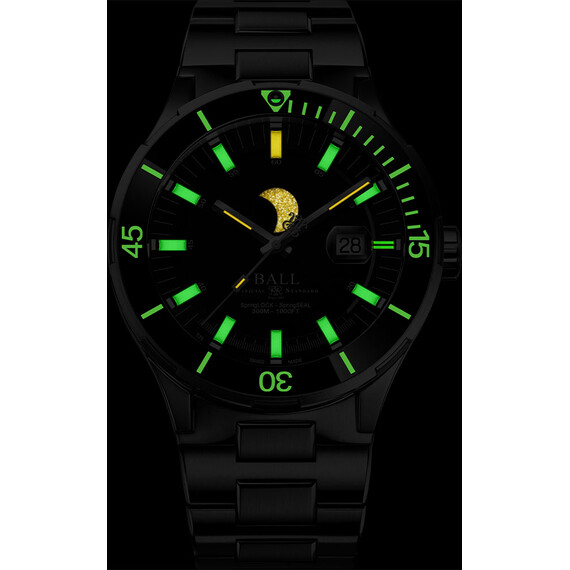 Pánské hodinky Ball Roadmaster Challenger Moonphase DM3150B-S13J-BK, Verze: stříbrná , 2 image