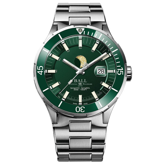 Pánské hodinky Ball Roadmaster Challenger Moonphase DM3150B-S13J-GR, Verze: stříbrná3 