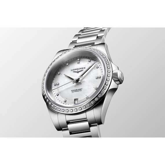 Dámské hodinky Longines Conquest 2023 L3.430.0.87.6, Verze: stříbrná3 , 3 image