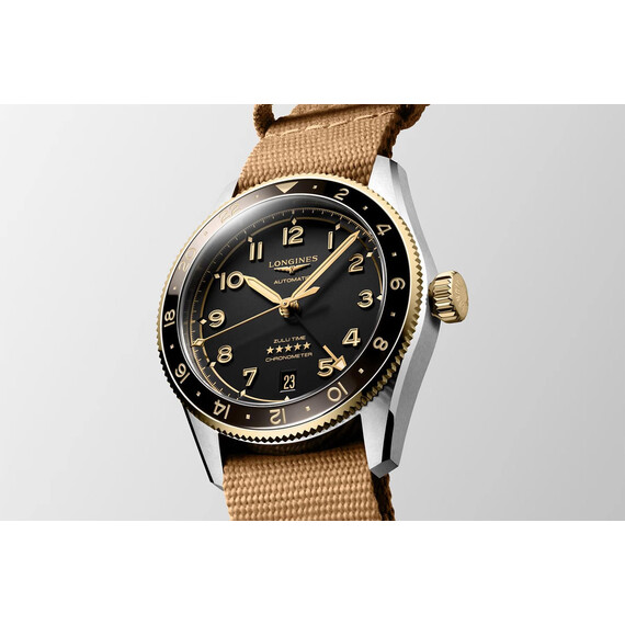 Hodinky Longines Spirit Zulu Time L3.802.5.53.9, Verze: hnědá4 , 3 image