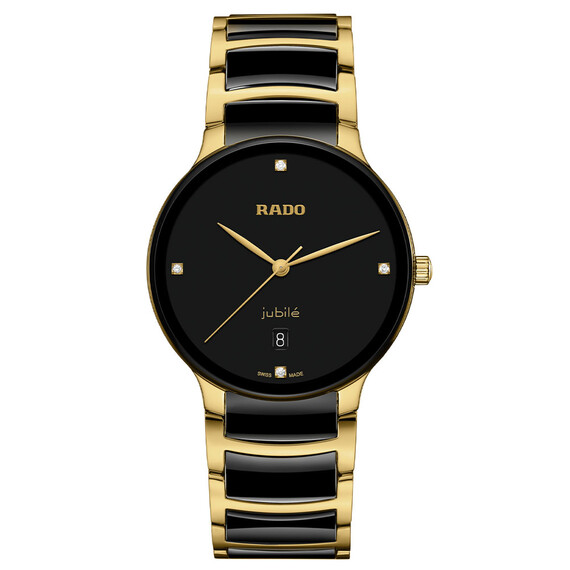 Hodinky Rado Centrix Diamonds R30022712, Verze: žluté zlato 