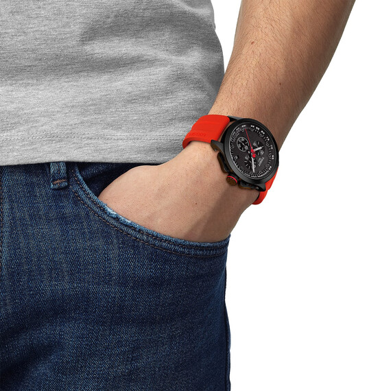 Pánské hodinky Tissot T-Race Cycling La Vuelta 2023 Special Edition T135.417.37.051.04, Verze: červená , 5 image