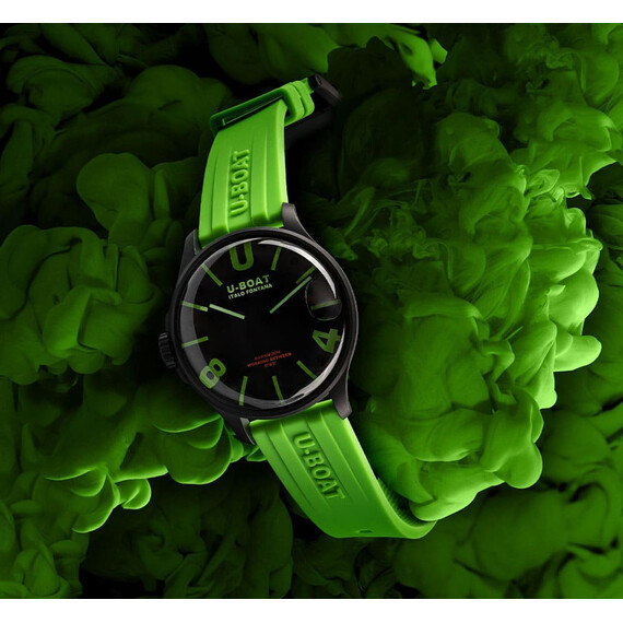 Pánské hodinky U-BOAT Darkmoon 44MM Black 9534, Verze: zelená , 3 image