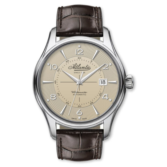 Pánské hodinky Atlantic Worldmaster 1888 Automatic 55750.41.95S, Verze: hnědá2 