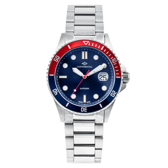 Pánské hodinky Continental 20504-GD101830, Verze: modrá 