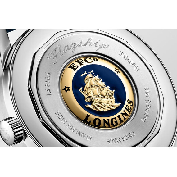 Pánské hodinky Longines Flagship Heritage L4.815.4.92.2, Verze: modrá , 6 image