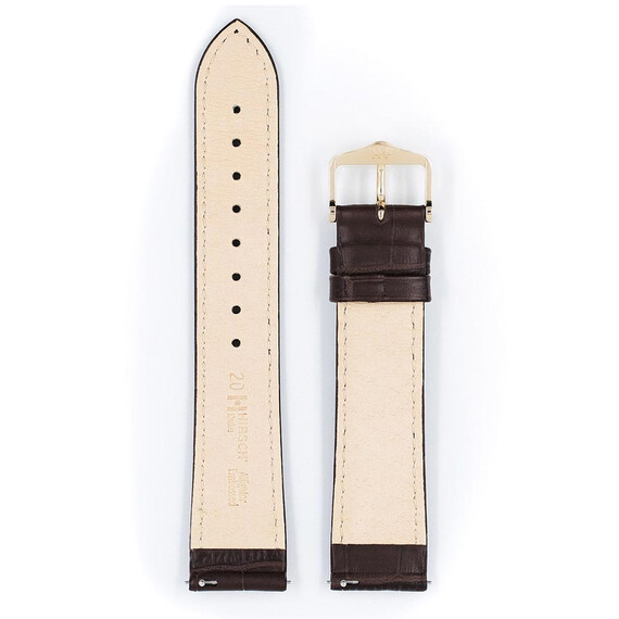 Řemínek Hirsch Duke hnědý 12 M - 110/70, Barva řemínku: hnědý, Šířka řemínku: 12, Šířka u spony: 10, Délka řemínku: M - 110/70 , 3 image