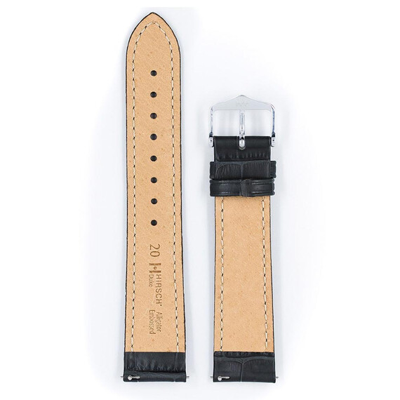 Řemínek Hirsch Duke šedý 12 M - 110/70, Šířka řemínku: 12, Šířka u spony: 10, Délka řemínku: M - 110/70 , 3 image