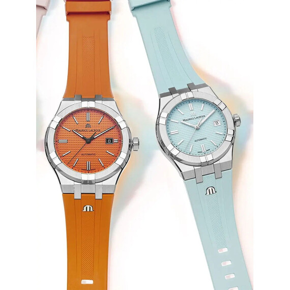 Hodinky Maurice Lacroix Aikon Limited Summer Edition 39 mm AI6007-SS00F-431-C, Verze: modrá , 6 image