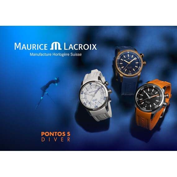 Hodinky Maurice Lacroix Pontos S Diver PT6248-SS00L-130-4, Verze: modrá , 5 image