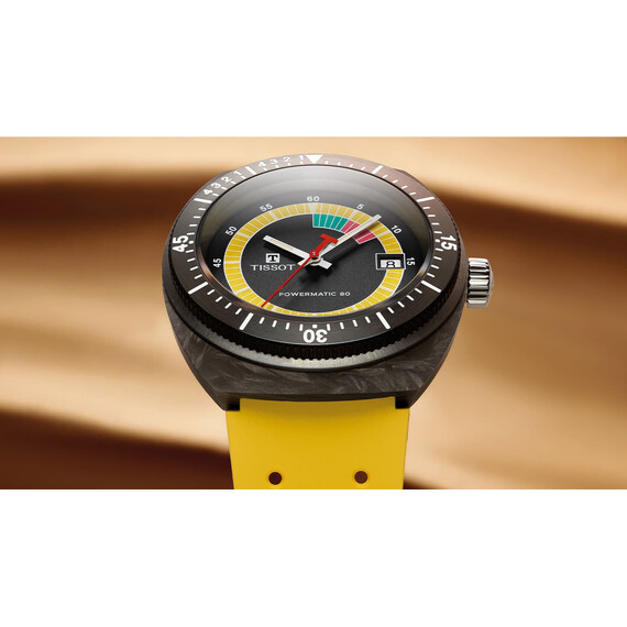 Hodinky Tissot Sideral S Powermatic 80 T145.407.97.057.00, Verze: žlutá , 8 image