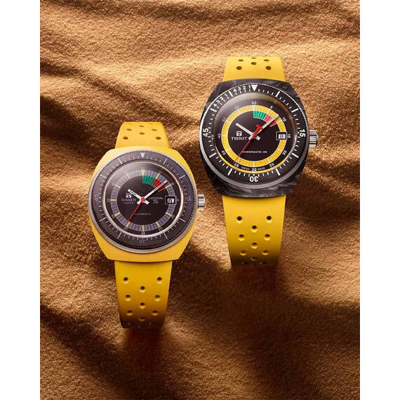 Hodinky Tissot Sideral S Powermatic 80 T145.407.97.057.00, Verze: žlutá , 10 image