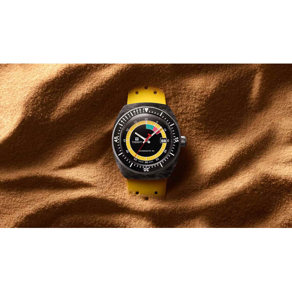 Hodinky Tissot Sideral S Powermatic 80 T145.407.97.057.00, Verze: žlutá , 9 image