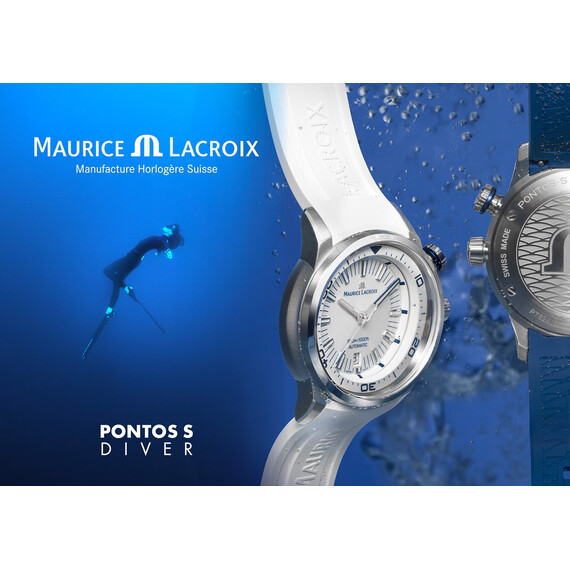 Hodinky Maurice Lacroix Pontos S Diver PT6248-SS00L-130-4, Verze: modrá , 6 image