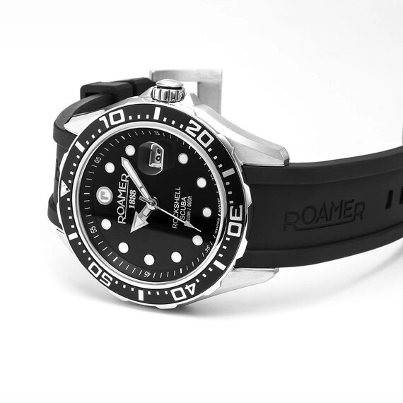 Pánské hodinky Roamer Rockshell Mark III Scuba 867833 41 85 02, Verze: černá , 2 image