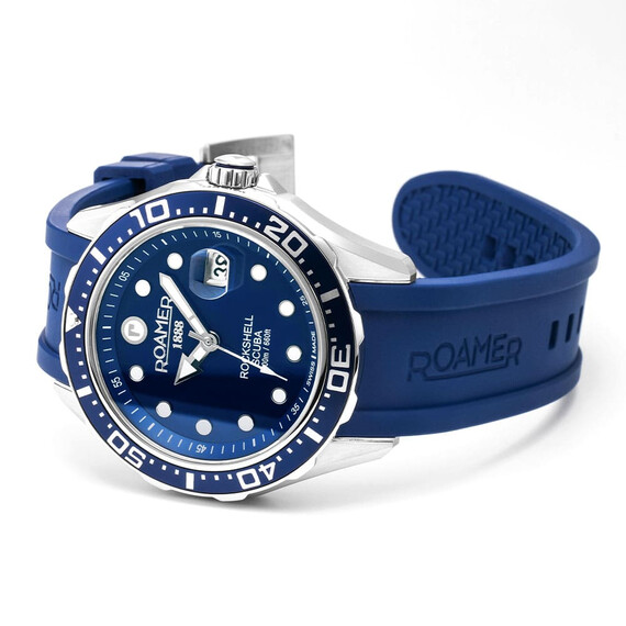 Pánské hodinky Roamer Rockshell Mark III Scuba 867833 41 45 02, Verze: modrá , 2 image