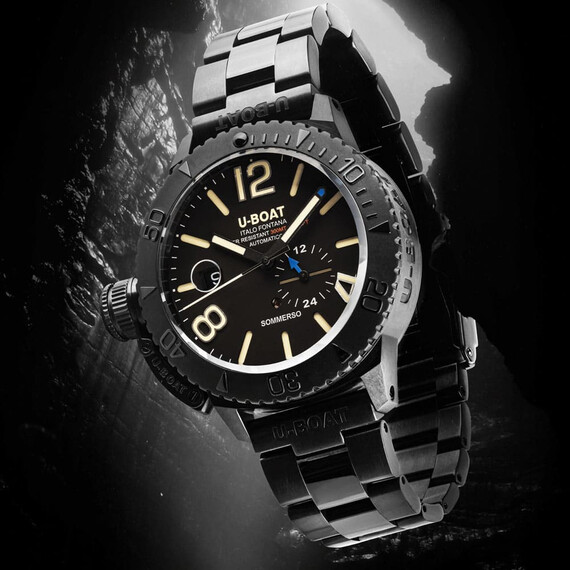 Pánské hodinky U-BOAT Sommerso DLC 9015/MT, Verze: černá4 , 4 image