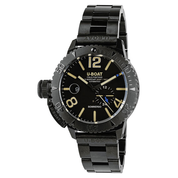 Pánské hodinky U-BOAT Sommerso DLC 9015/MT, Verze: černá4 