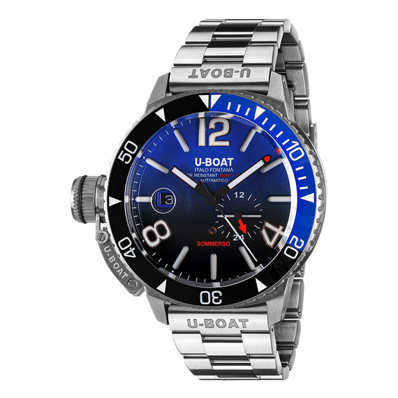 Pánské hodinky U-BOAT Sommerso Ceramic 9519/MT, Verze: modrá 