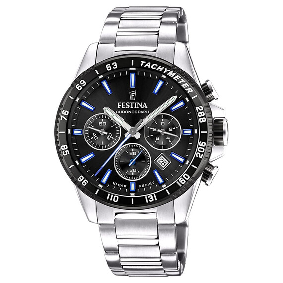 Pánské hodinky Festina Timeless Chronograph F20560/5, Verze: černá 