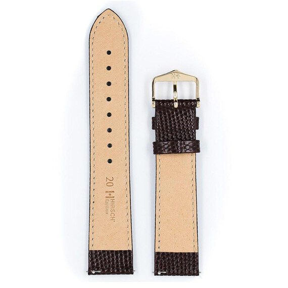 Řemínek Hirsch Rainbow hnědý 14 M - 110/70, Verze: hnědá, Šířka řemínku: 14, Šířka u spony: 12, Délka řemínku: M - 110/70 , 3 image