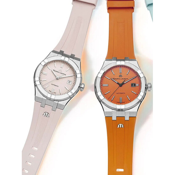 Hodinky Maurice Lacroix Aikon Limited Summer Edition 39 mm AI6007-SS00F-530-E, Verze: růžová , 6 image