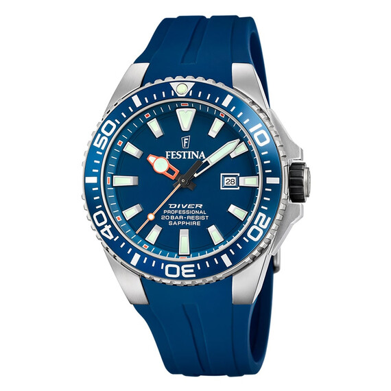 Pánské hodinky Festina Professional Diver F20664/1, Verze: modrá 