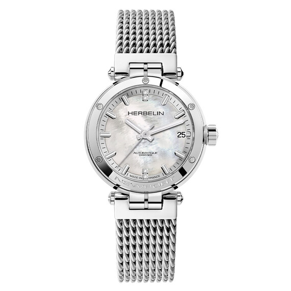 Dámské hodinky Herbelin Newport Automatic 1658AP89B, Verze: stříbrná 