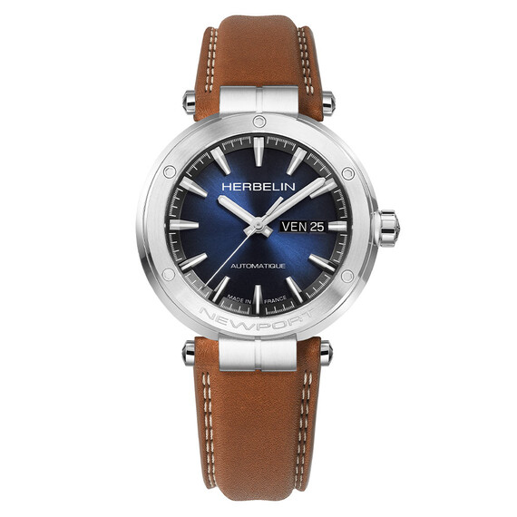 Pánské hodinky Herbelin Newport Automatique 1768A15GD, Verze: hnědá 