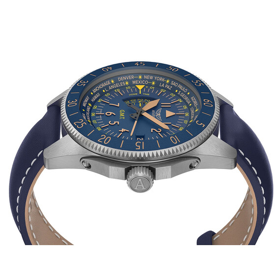 Pánské hodinky Aviator Airacobra GMT V.1.37.0.304.4, Verze: modrá3 , 3 image