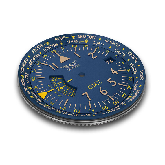 Pánské hodinky Aviator Airacobra GMT V.1.37.0.304.5, Verze: modrá3 , 5 image