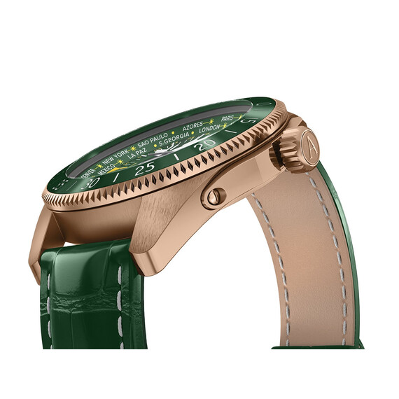 Pánské hodinky Aviator Airacobra GMT V.1.37.2.309.4, Verze: zelená2 , 4 image