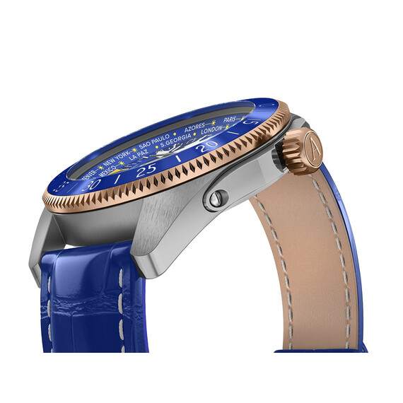 Pánské hodinky Aviator Airacobra GMT V.1.37.3.308.4, Verze: modrá2 , 4 image