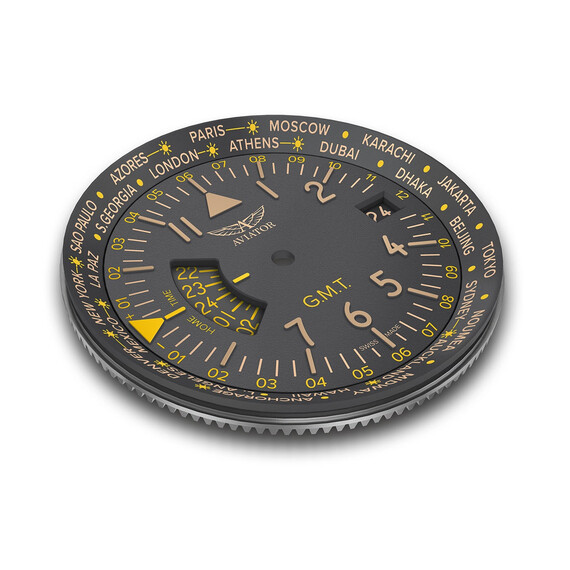 Pánské hodinky Aviator Airacobra GMT V.1.37.7.305.5, Verze: šedá , 5 image