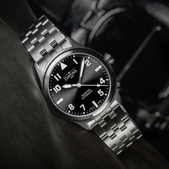 Pánské hodinky Davosa Newton Pilot Automatic 161.530.50, Verze: černá , 8 image