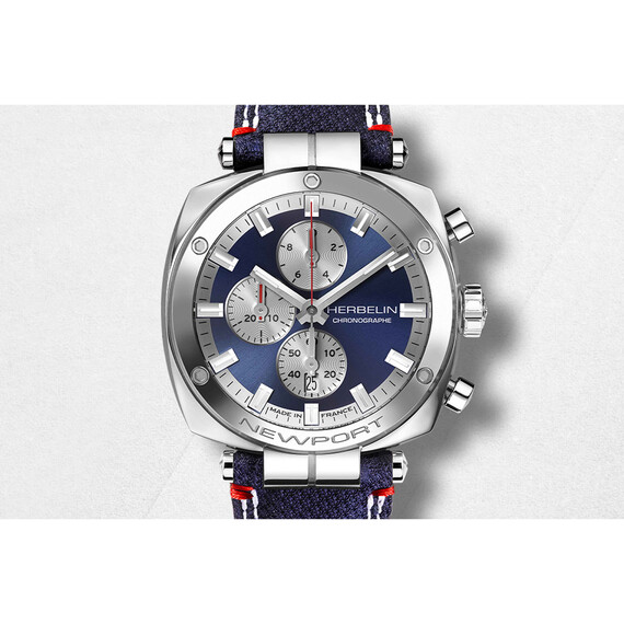 Pánské hodinky Herbelin Newport Heritage 35664AP25, Verze: modrá , 5 image