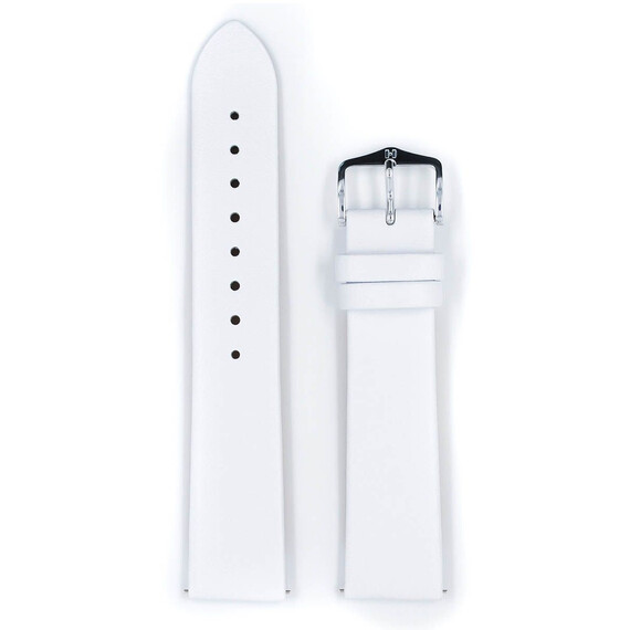 Řemínek Hirsch Toronto bílý 8 M - 110/70, Šířka řemínku: 8, Šířka u spony: 6, Délka řemínku: M - 110/70 , 2 image