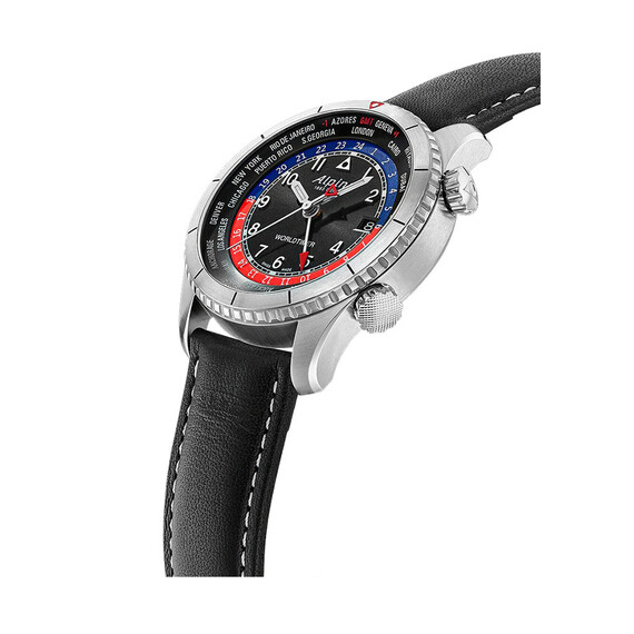 Pánské hodinky Alpina Startimer Pilot Quartz Worldtimer AL-255BRB4S26, Verze: černá2 , 3 image