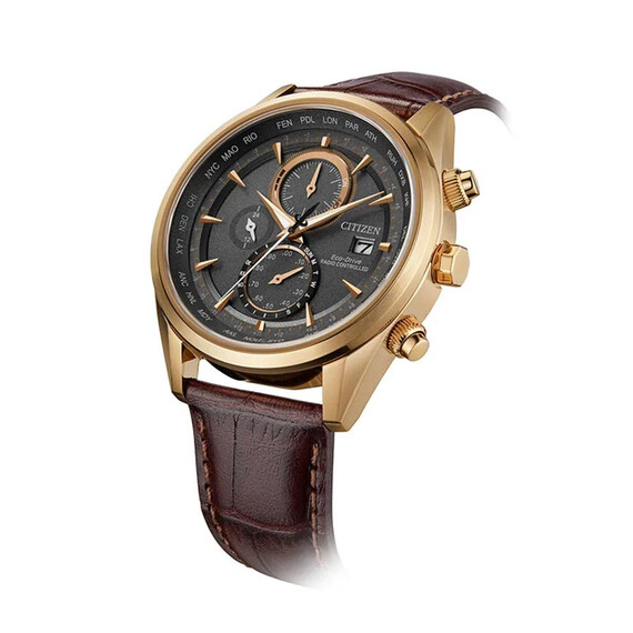 Pánské hodinky Citizen Radio Controlled Chronograph AT8263-10H, Verze: růžové zlato , 3 image