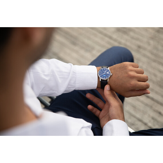 Pánské hodinky Frederique Constant Classic Power Reserve Big Date Manufacture FC-735N3H6, Verze: modrá , 4 image