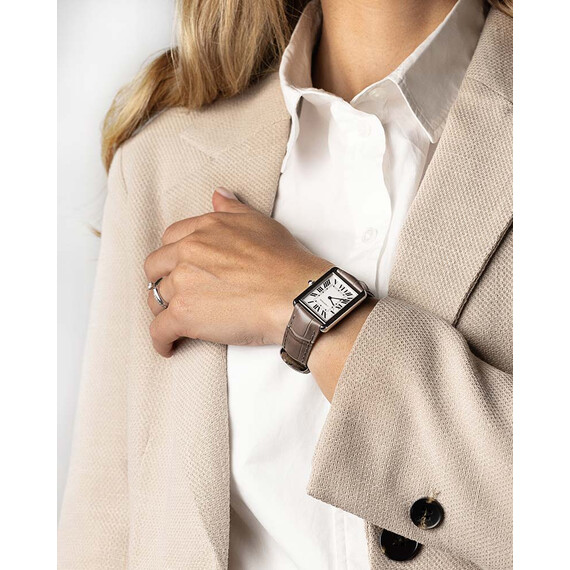 Řemínek Hirsch Duke taupe 20 L - 120/80, Šířka řemínku: 20, Šířka u spony: 18, Délka řemínku: L - 120/80 , 7 image