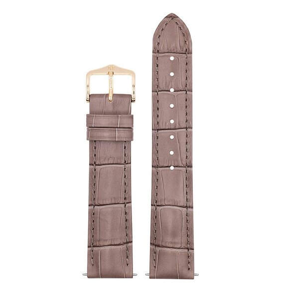 Řemínek Hirsch Duke taupe 20 L - 120/80, Šířka řemínku: 20, Šířka u spony: 18, Délka řemínku: L - 120/80 , 2 image