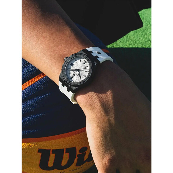 Hodinky Maurice Lacroix Aikon Tide Special Edition FIBA 3x3 AI2008-00YZ1-000-0, Verze: bílá , 4 image