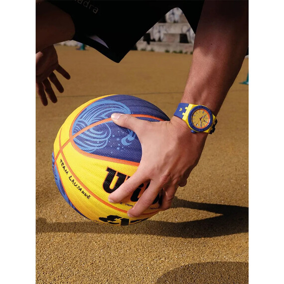 Hodinky Maurice Lacroix Aikon Tide Special Edition FIBA 3x3 AI2008-68YZ8-800-0, Verze: modrá , 9 image