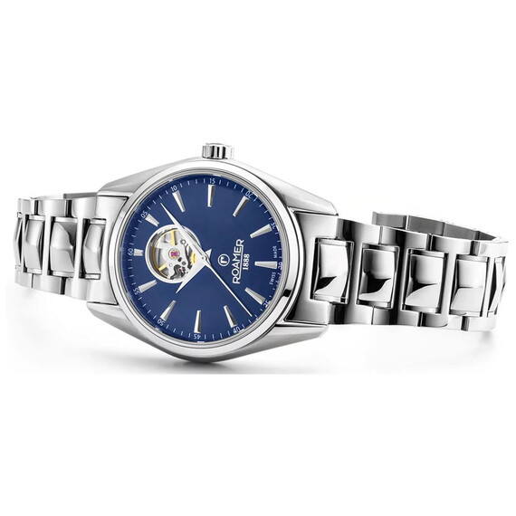 Pánské hodinky Roamer Searock Master Automatic Open Heart 984985 41 45 20, Verze: modrá , 3 image