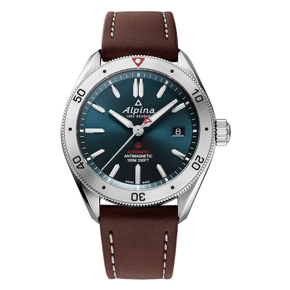 Pánské hodinky Alpina Alpiner 4 Automatic AL-525N4AQ6, Verze: hnědá 